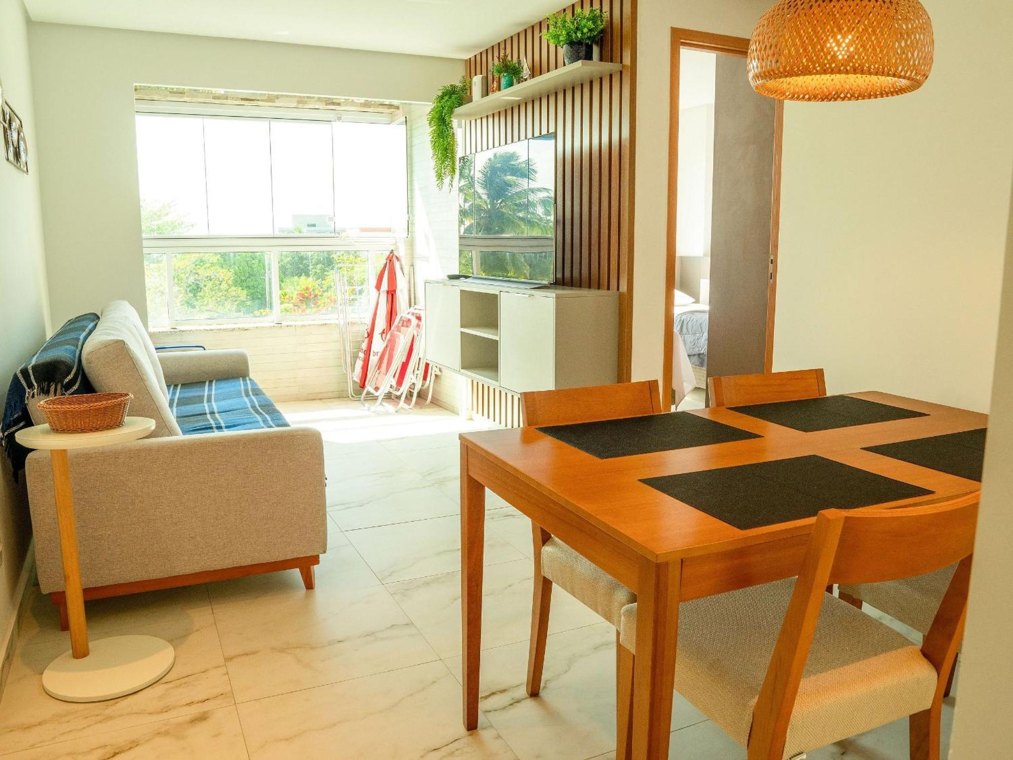 Apartamento Deluxe de 2 Quartos com Vista do Jardim
